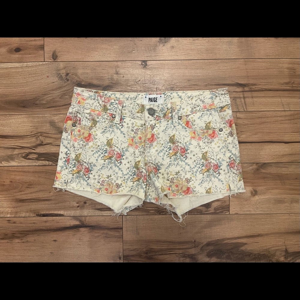 Floral Paige Denim Jeans size 27